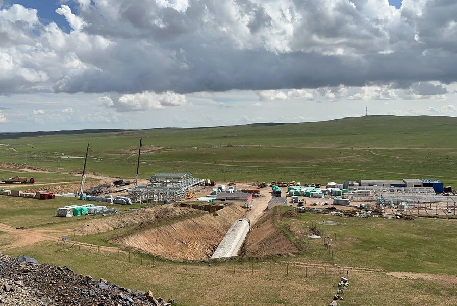 Bergbau projekt für tiefe Ressourcen in der Mongolei