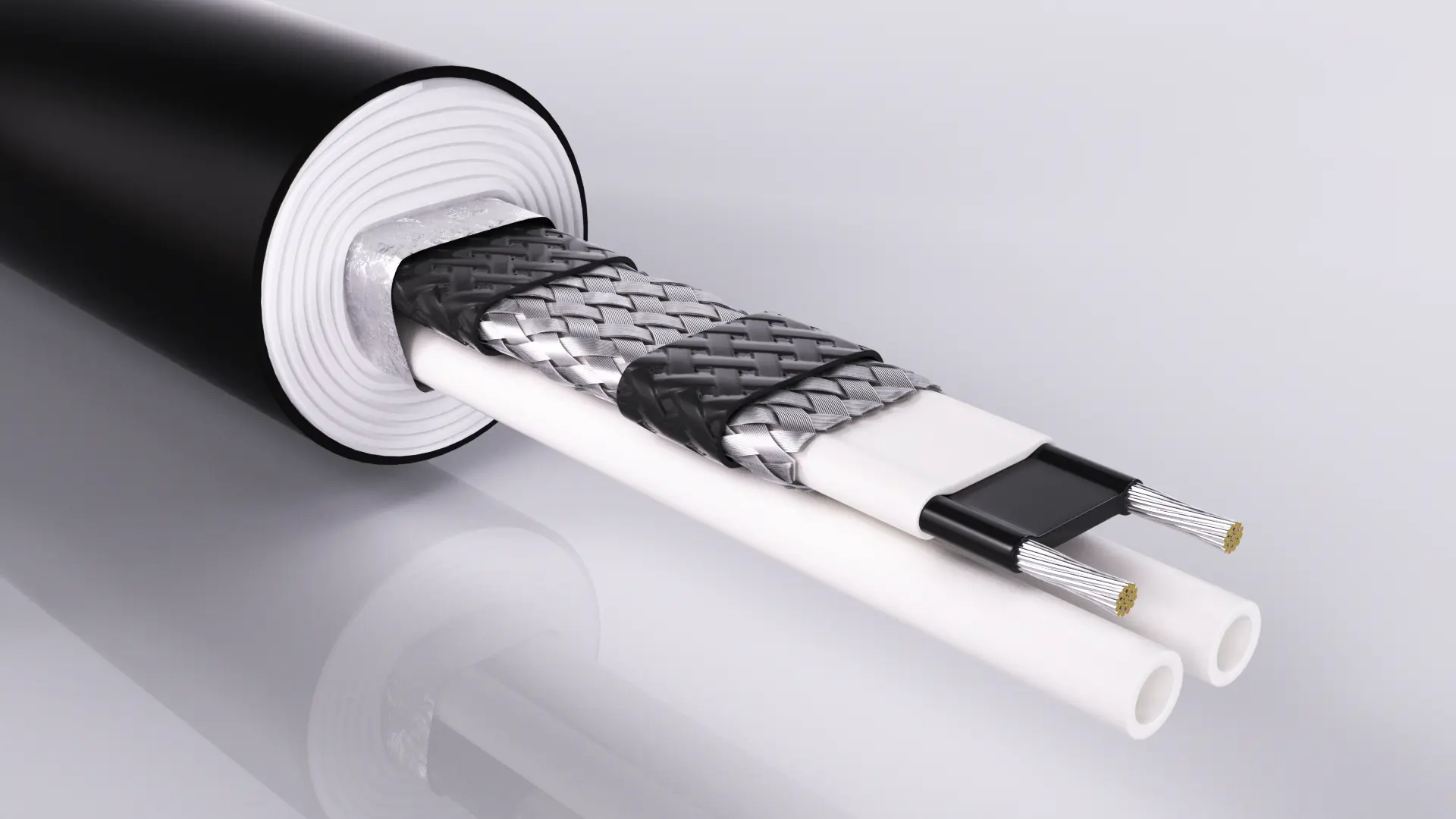 Niedrigtemperatur-selbst regulierendes elektrisches Tracing-Schläuche-Bundle EHTR