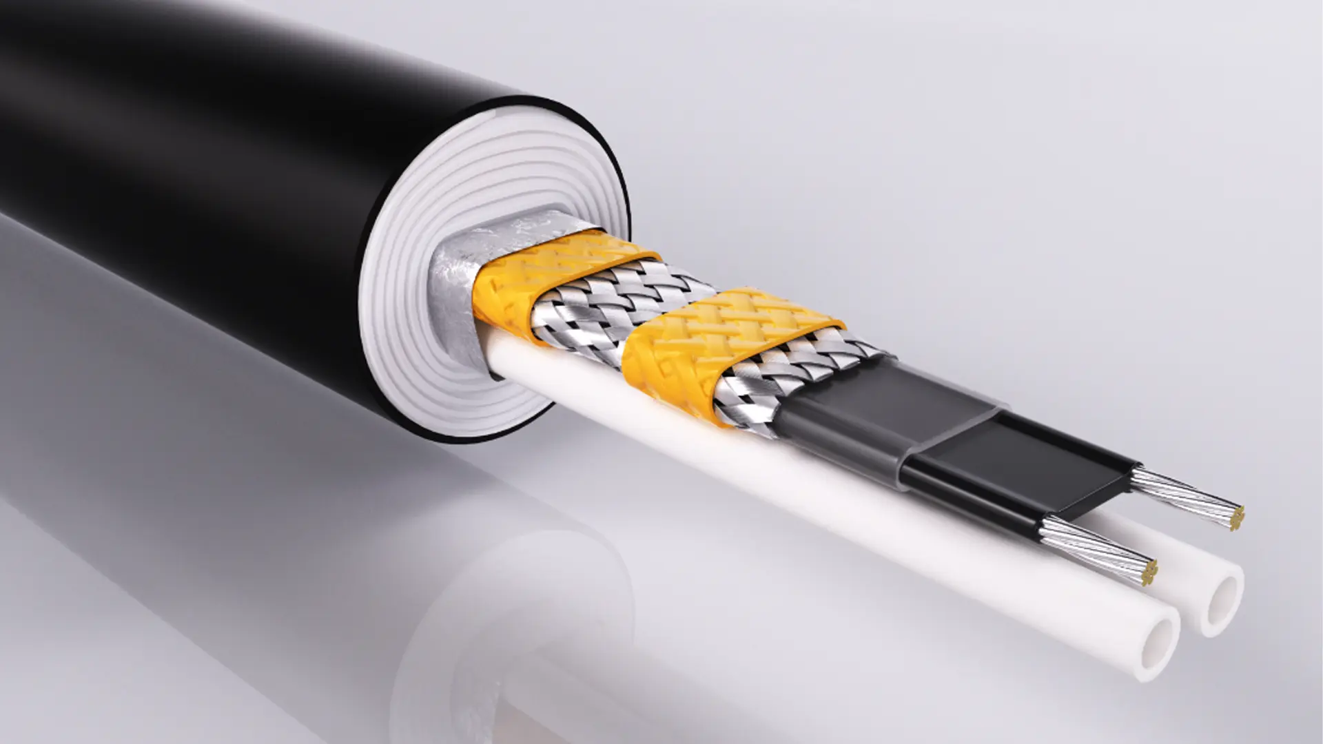 Super Hochtemperatur-selbst regulierendes elektrisches Tracing-Schläuche-Bundle EHTU